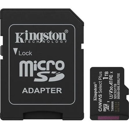Kingston 1000GB Canvas Select Plus UHS-1 Class10 U3 V30 A1 microSDXC memóriakártya BOX