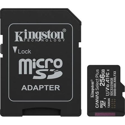 Kingston 256GB Canvas Select Plus UHS-1 U1 V10 A1 microSDXC memóriakártya