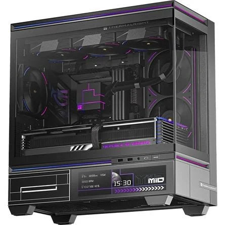 Thermalright TL-M10 Vision táp nélküli MT Mini Tower számítógépház fekete