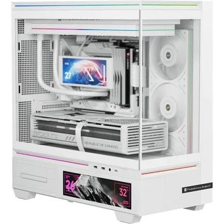 Thermalright TL-M10 Vision táp nélküli MT Mini Tower számítógépház fehér