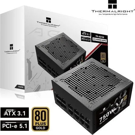 Thermalright AG-750 ATX desktop tápegység 750W 80+ Gold BOX
