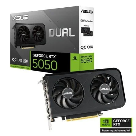 Asus GeForce RTX 5050 Dual OC 8GB GDDR6 128-bit grafikus kártya