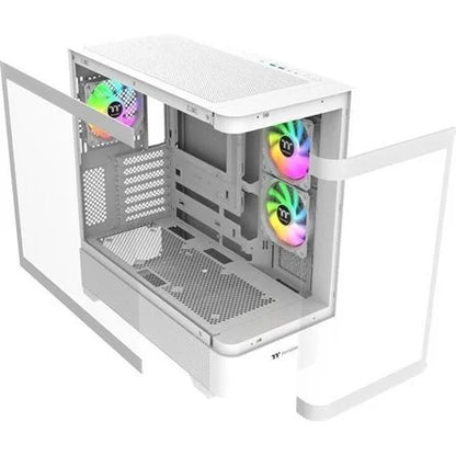 Thermaltake View 290 TG ARGB táp nélküli ablakos Mid Tower számítógépház fehér