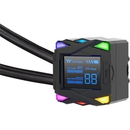 Thermaltake LA240-S ARGB processzor vízhűtő fekete