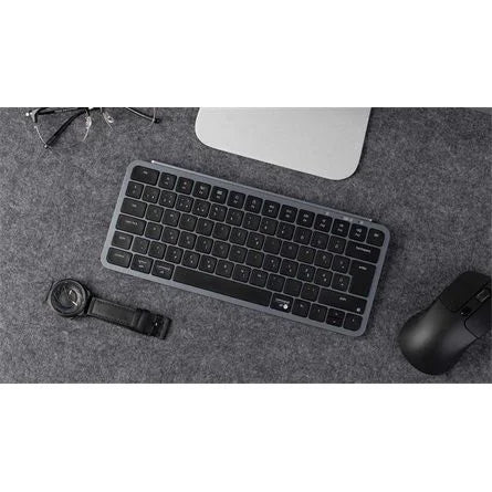 Keychron B1 Pro Bluetooth / vezeték nélküli magyar Scissor Switch mechanikus billentyűzet fekete-szürke