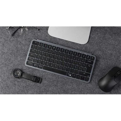 Keychron B1 Pro Bluetooth / vezeték nélküli magyar Scissor Switch mechanikus billentyűzet fekete-szürke