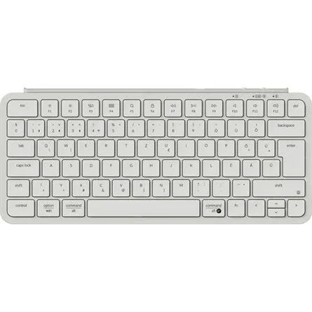 Keychron B1 Pro Bluetooth / vezeték nélküli magyar Scissor Switch mechanikus billentyűzet fehér