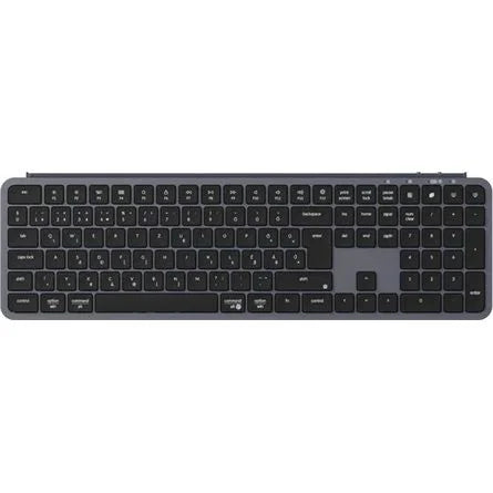 Keychron B6 Pro Bluetooth / vezeték nélküli magyar Scissor Switch mechanikus billentyűzet fekete-szürke