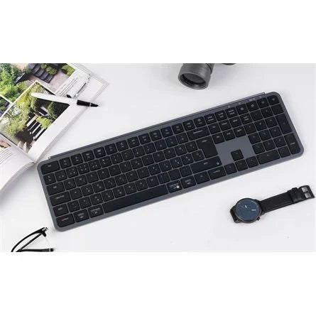 Keychron B6 Pro Bluetooth / vezeték nélküli magyar Scissor Switch mechanikus billentyűzet fekete-szürke