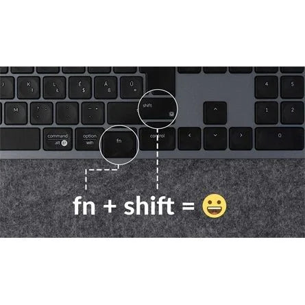 Keychron B6 Pro Bluetooth / vezeték nélküli magyar Scissor Switch mechanikus billentyűzet fekete-szürke