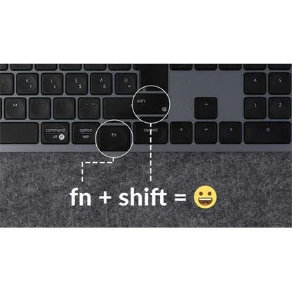 Keychron B6 Pro Bluetooth / vezeték nélküli magyar Scissor Switch mechanikus billentyűzet fekete-szürke