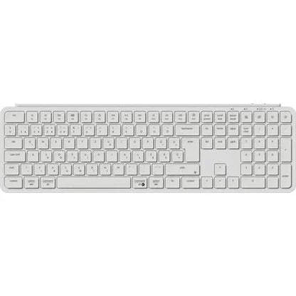 Keychron B6 Pro Bluetooth / vezeték nélküli magyar Scissor Switch mechanikus billentyűzet fehér
