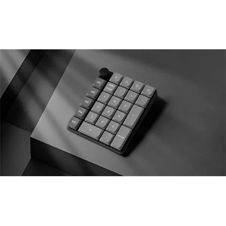 Keychron K0 Max Bluetooth / vezeték nélküli Milk POM Banana mechanikus numerikus billentyűzet fekete