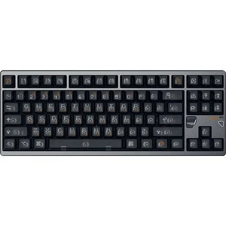 ATK Hex80 TKL USB angol gaming Owlab Ti magnetic mechanikus billentyűzet sötétszürke