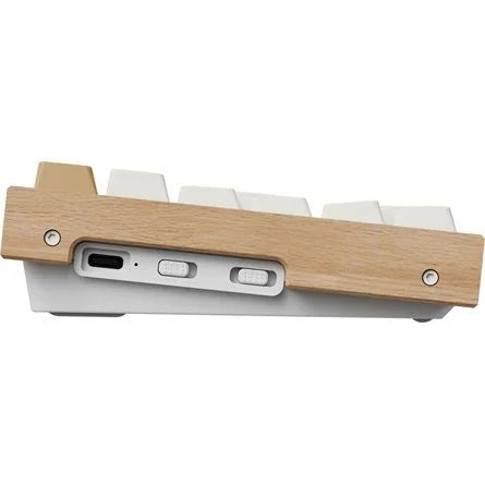 Keychron K4 HE Bluetooth / vezeték nélküli magyar gaming Gateron double-rail magnetic nebula mechanikus billentyűzet feh