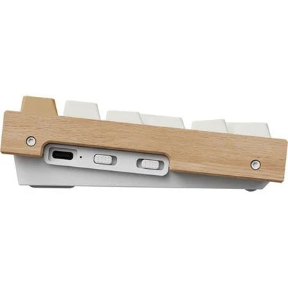 Keychron K4 HE Bluetooth / vezeték nélküli magyar gaming Gateron double-rail magnetic nebula mechanikus billentyűzet feh