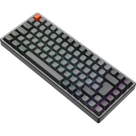 Keychron K2 Max Bluetooth / vezeték nélküli magyar Super Brown mechanikus billentyűzet fekete