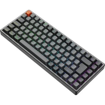 Keychron K2 Max Bluetooth / vezeték nélküli magyar Super Brown mechanikus billentyűzet fekete
