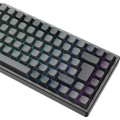 Keychron K2 Max Bluetooth / vezeték nélküli magyar Super Brown mechanikus billentyűzet fekete