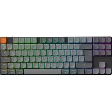 Keychron K1 Max Bluetooth / vezeték nélküli magyar Gateron low-profile Red mechanikus billentyűzet fekete