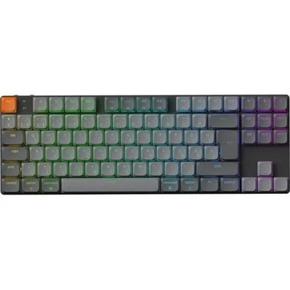 Keychron K1 Max Bluetooth / vezeték nélküli magyar Gateron low-profile Red mechanikus billentyűzet fekete