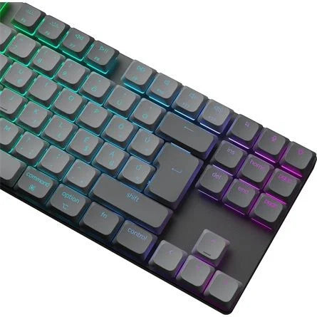 Keychron K1 Max Bluetooth / vezeték nélküli magyar Gateron low-profile Brown mechanikus billentyűzet fekete