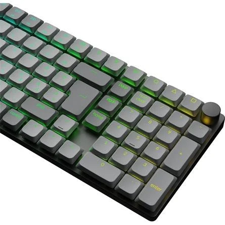 Keychron K17 Max Bluetooth / vezeték nélküli magyar Gateron low-profile Brown mechanikus billentyűzet fekete