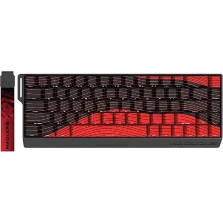 FGG FIRE68 Ultra USB angol gaming Gateron magnetic mechanikus billentyűzet fekete-piros (Bontott!)