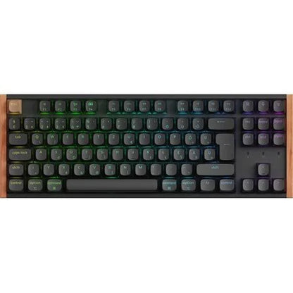 Keychron K8 HE Bluetooth / vezeték nélküli magyar Gateron double-rail magnetic nebula mechanikus billentyűzet fekete