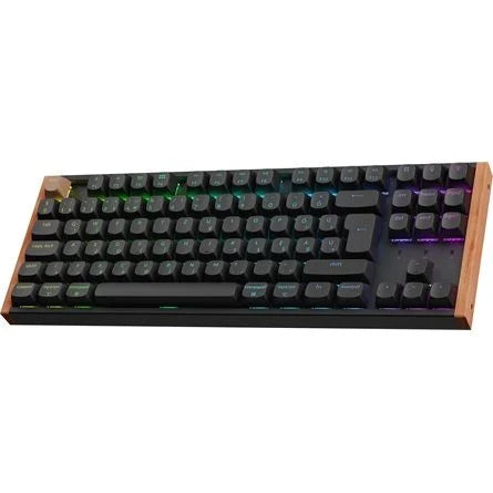 Keychron K8 HE Bluetooth / vezeték nélküli magyar Gateron double-rail magnetic nebula mechanikus billentyűzet fekete