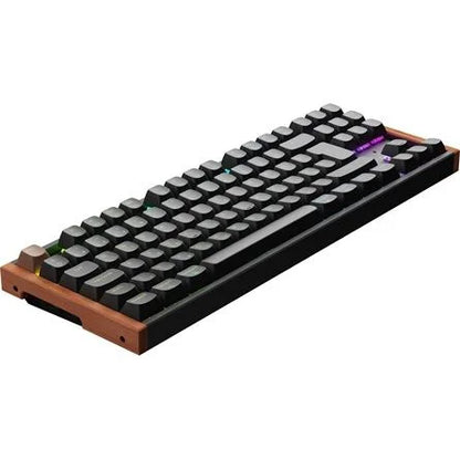 Keychron K8 HE Bluetooth / vezeték nélküli magyar Gateron double-rail magnetic nebula mechanikus billentyűzet fekete
