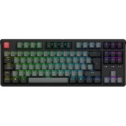 Keychron C3 Pro 8K USB magyar Super Red mechanikus billentyűzet fekete