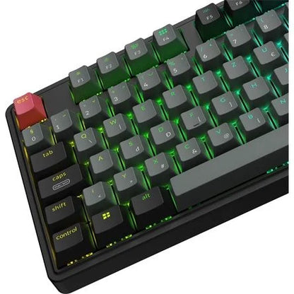 Keychron C3 Pro 8K USB magyar Super Red mechanikus billentyűzet fekete