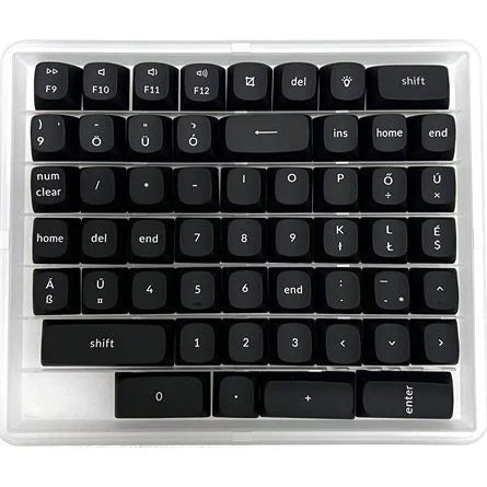 Keychron OSA Profile, ABS, Laser Engraving magyar Keycap Set fekete