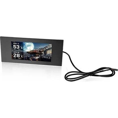 Thermaltake View 600 TG 6" LCD kijelző fekete