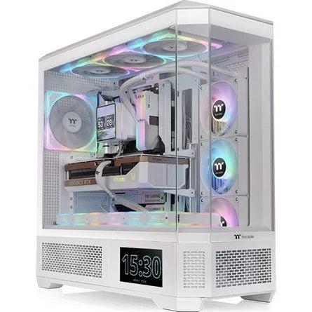 Thermaltake View 600 TG Snow táp nélküli ablakos Full Tower számítógépház fehér