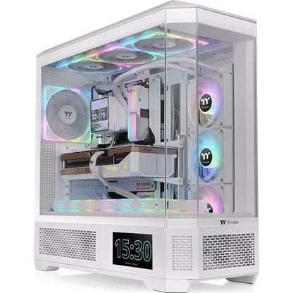 Thermaltake View 600 TG Snow táp nélküli ablakos Full Tower számítógépház fehér