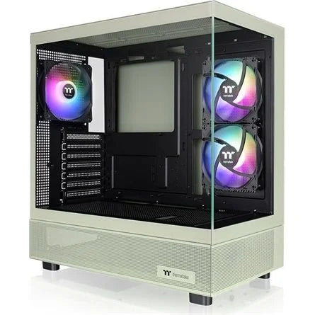 Thermaltake View 270 Plus TG ARGB Matcha Green táp nélküli ablakos Mid Tower számítógépház zöld
