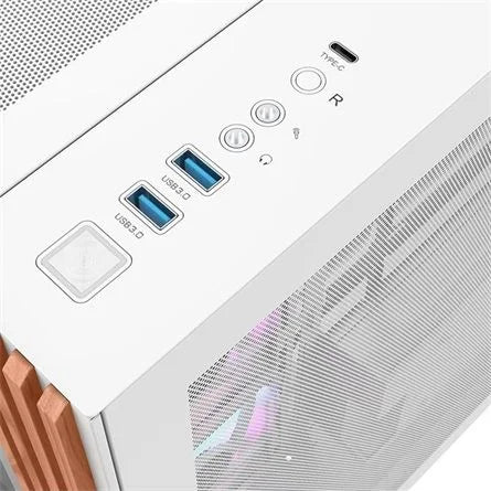 Thermaltake View 380 WS ARGB Snow táp nélküli ablakos Mid Tower számítógépház fehér