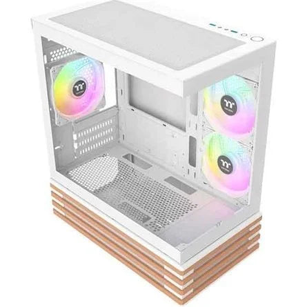 Thermaltake View 170 WS ARGB Snow táp nélküli ablakos MT Mini Tower számítógépház fehér
