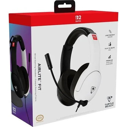 Turtle Beach Airlite Fit gaming fejhallgató headset fekete-fehér
