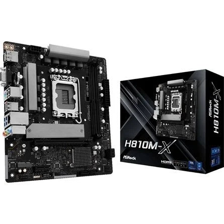 Asrock H810M-X desktop alaplap microATX
