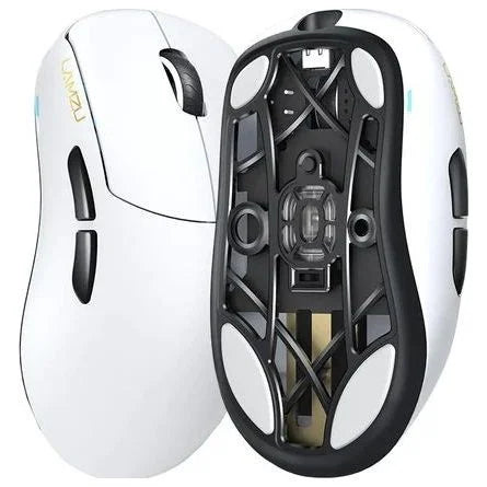 LAMZU Thorn optikai vezeték nélküli gaming egér fehér (Bontott!)