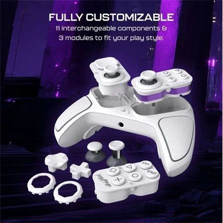 Turtle Beach Victrix Pro BFG Reloaded PS vezeték nélküli / USB-C gamepad játékvezérlő fehér