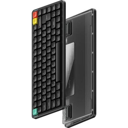 NuPhy Air75 V3 Bluetooth / vezeték nélküli magyar Gateron Red nano mechanikus billentyűzet fekete