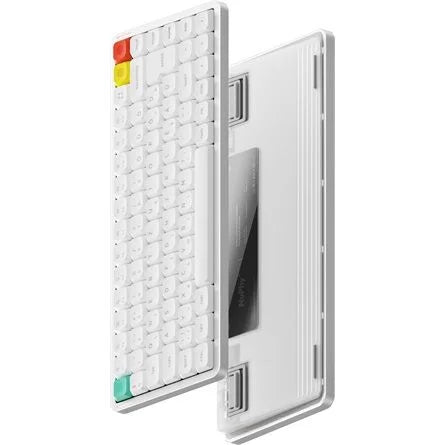 NuPhy Air75 V3 Bluetooth / vezeték nélküli magyar Gateron Red nano mechanikus billentyűzet fehér