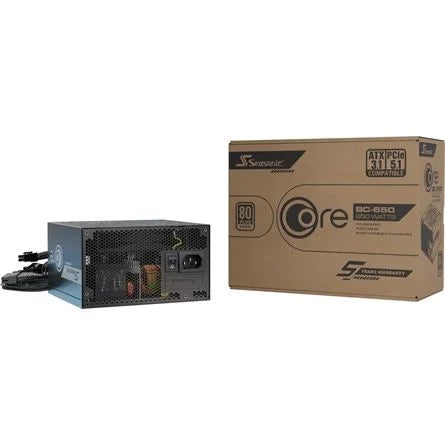 Seasonic Core BC ATX 3.1 ATX desktop tápegység 650W 80+ Bronze BOX