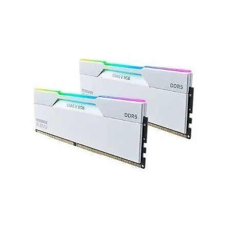 KLEVV CRAS V 32GB 6000MT/s DDR5 memória CL30 Kit of 2 fehér RGB