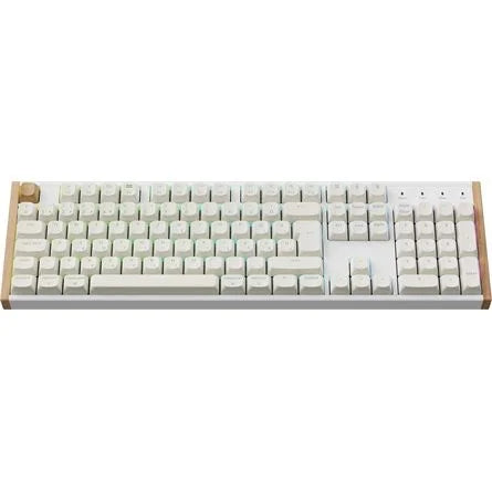 Keychron K10 HE Bluetooth / vezeték nélküli magyar Gateron double-rail magnetic nebula mechanikus billentyűzet fehér