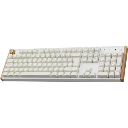 Keychron K10 HE Bluetooth / vezeték nélküli magyar Gateron double-rail magnetic nebula mechanikus billentyűzet fehér